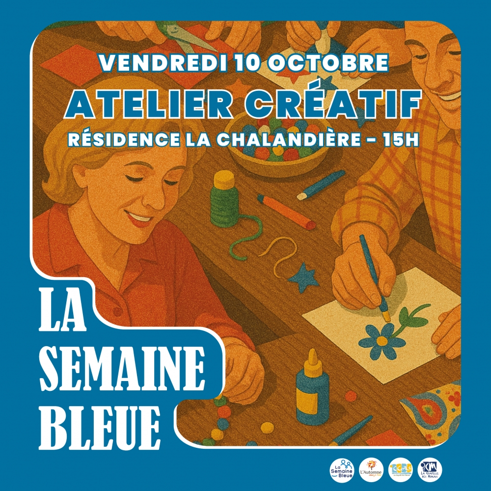 SEMAINE BLEUE : Atelier Créatif