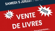 Vente de livres, BD, CD...