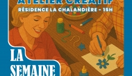 SEMAINE BLEUE : Atelier Créatif