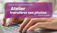 Atelier transférer ses photos