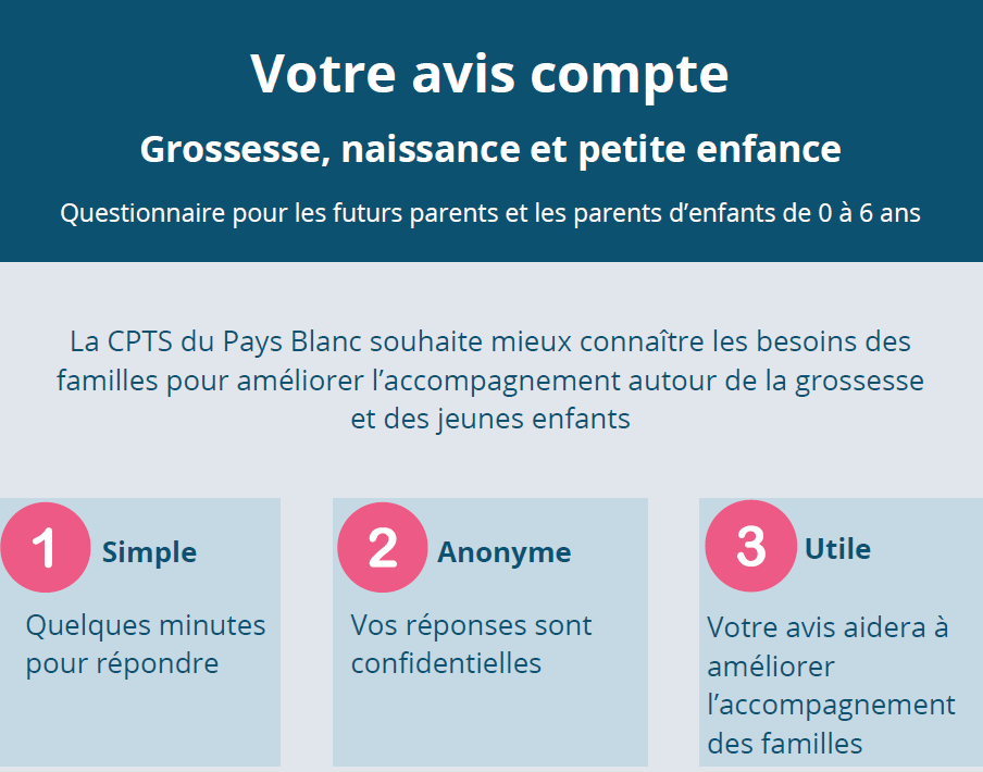 Questionnaire grossesse et petite enfance