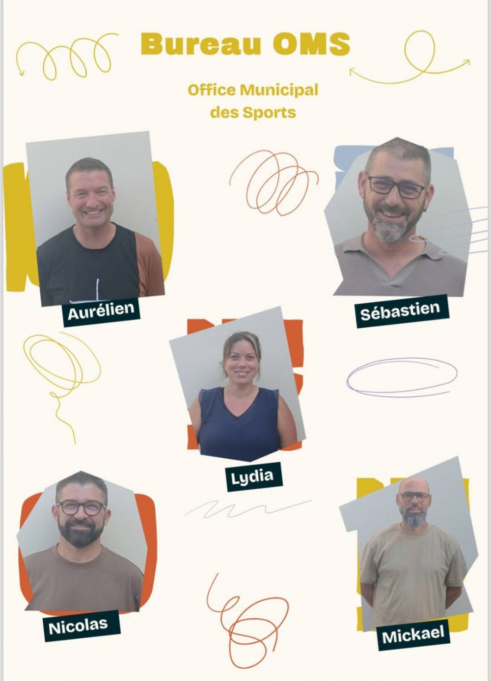 L'équipe de L'Office Municipal des Sports